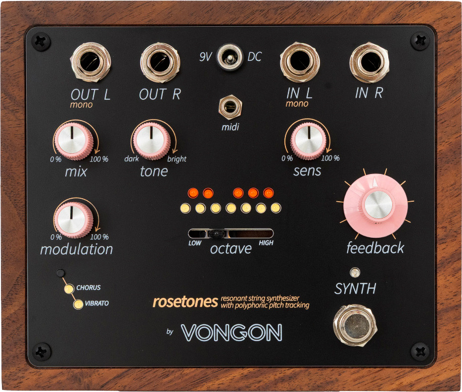Vongon Rosetones String Synthesizer - Overdrive/Distortion/fuzz effectpedaal - Main picture