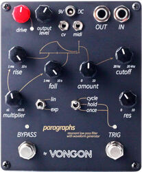 Wah/filter effectpedaal Vongon Paragraphs Resonant Lowpass Filter