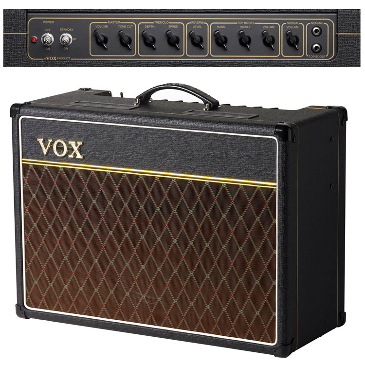 Vox Ac15c1 Custom 15w 1x12 Greenback Black - Combo voor elektrische gitaar - Variation 1