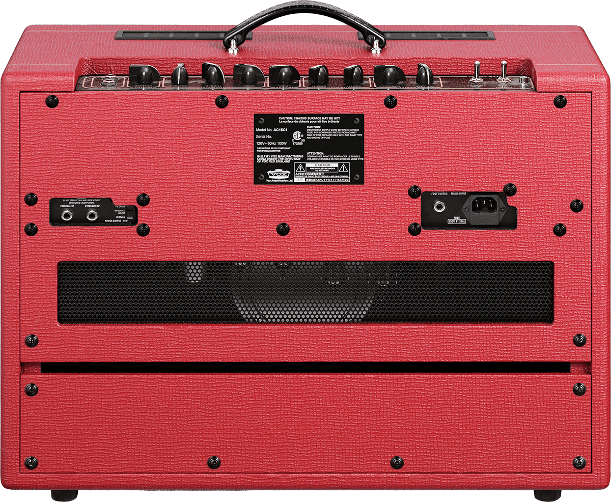 Vox Ac15c1 Limited Edition Classic Vintage Red - Combo voor elektrische gitaar - Variation 2