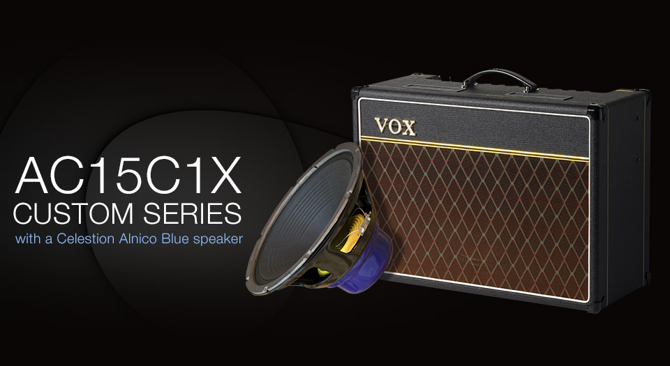 Vox Ac15c1x Custom 15w 1x12 Celestion Alnico Blue Black - Combo voor elektrische gitaar - Variation 4