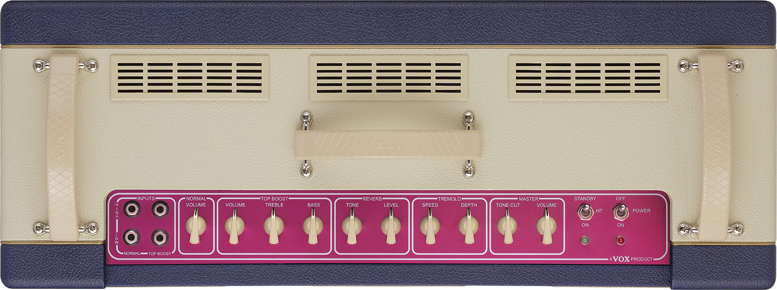 Vox Ac30c2 Ttbc All Tube Ltd 1x12 30w Two-tone Blue & Cream - Combo voor elektrische gitaar - Variation 3