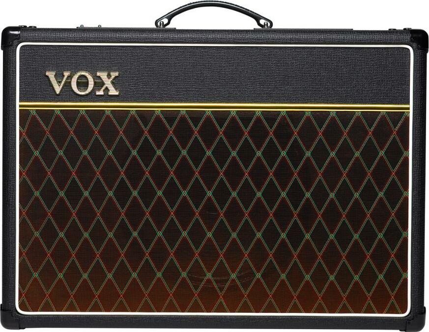 Vox Ac15c1 Custom 15w 1x12 Greenback Black - Combo voor elektrische gitaar - Main picture