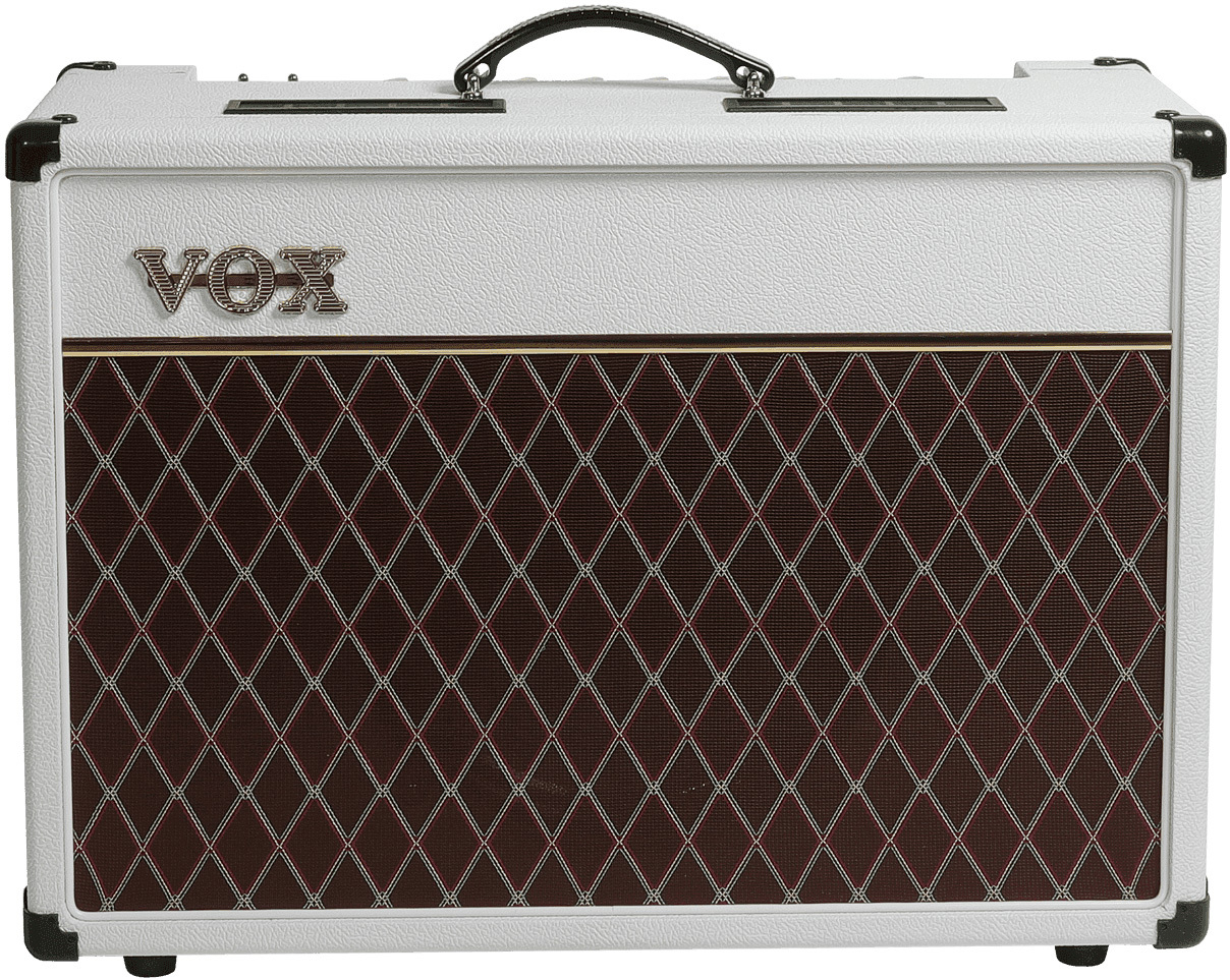Vox Ac15c1-wb Ltd 15w 1x12 White Bronco - Combo voor elektrische gitaar - Main picture