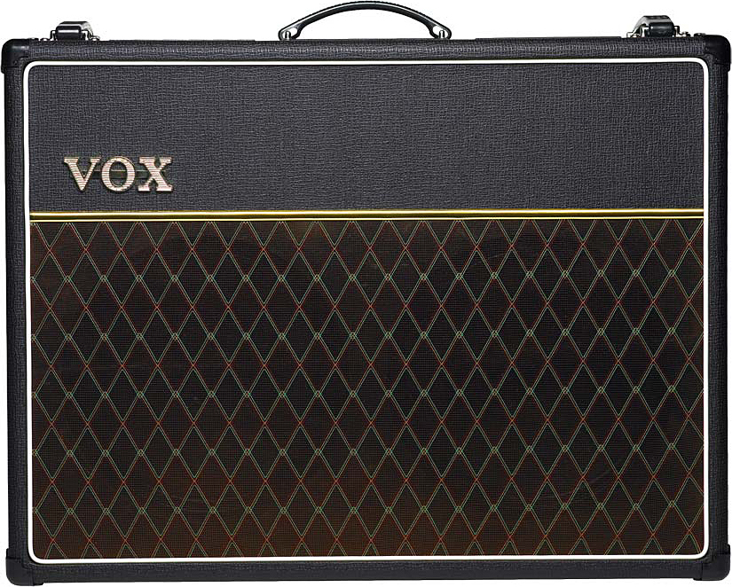 Vox Ac15c2 Twin Custom 15w 2x12 Celestion Greenback Black - Combo voor elektrische gitaar - Main picture