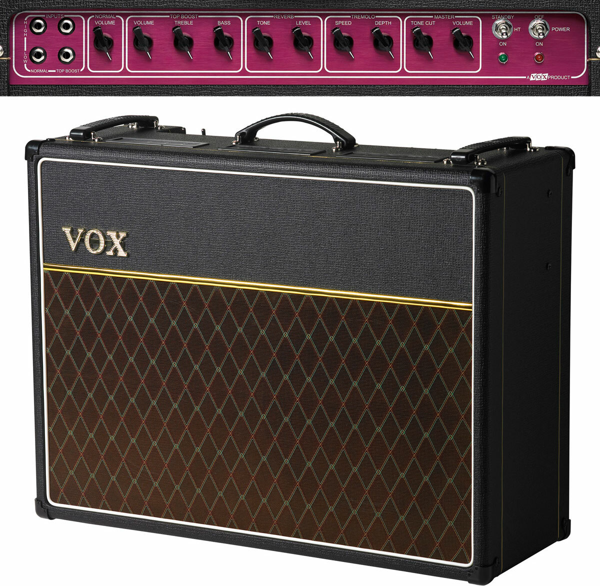 Vox Ac30c2 Custom 30w 2x12 Celestion G12m Greenback - Combo voor elektrische gitaar - Main picture