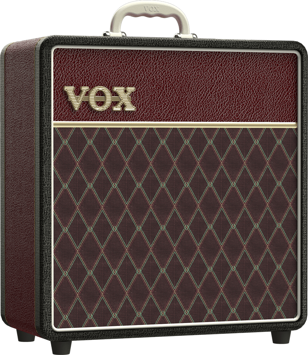 Vox Ac4c1-12 Ttbm Ltd Custom 1x12 4w Two-tone Black & Maroon - Combo voor elektrische gitaar - Main picture