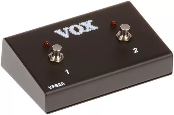 Voetschakelaar voor versterker Vox VFS-2A Dual Footswitch With LED