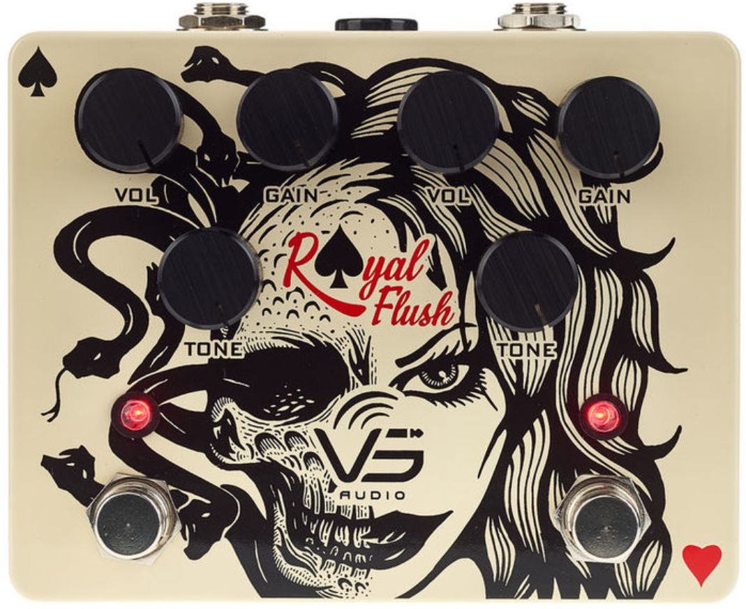 Vs Audio Royal Flush Dual Overdrive - Overdrive/Distortion/fuzz effectpedaal - Main picture