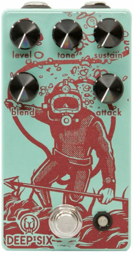 Walrus Audio Deep Six Compressor V3 - Compressor/sustain/noise gate effect pedaal - Main picture