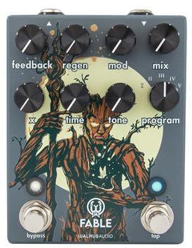 Reverb/delay/echo effect pedaal Walrus Fable