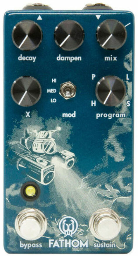 Walrus Fathom Multi-function Reverb - Reverb/delay/echo effect pedaal - Main picture