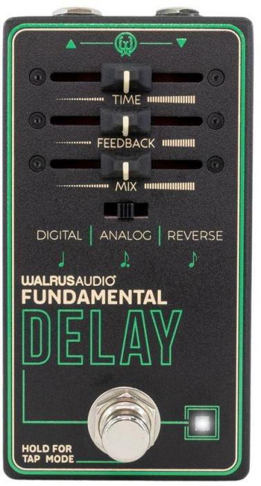 Reverb/delay/echo effect pedaal Walrus Fundamental Delay