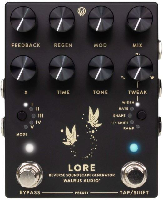Walrus Audio Lore Mkii Black - Reverb/delay/echo effect pedaal - Main picture