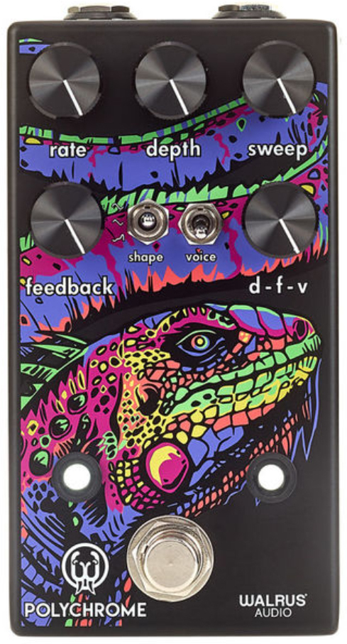 Walrus Polychrome Flanger - Modulation/chorus/flanger/phaser en tremolo effect pedaal - Main picture