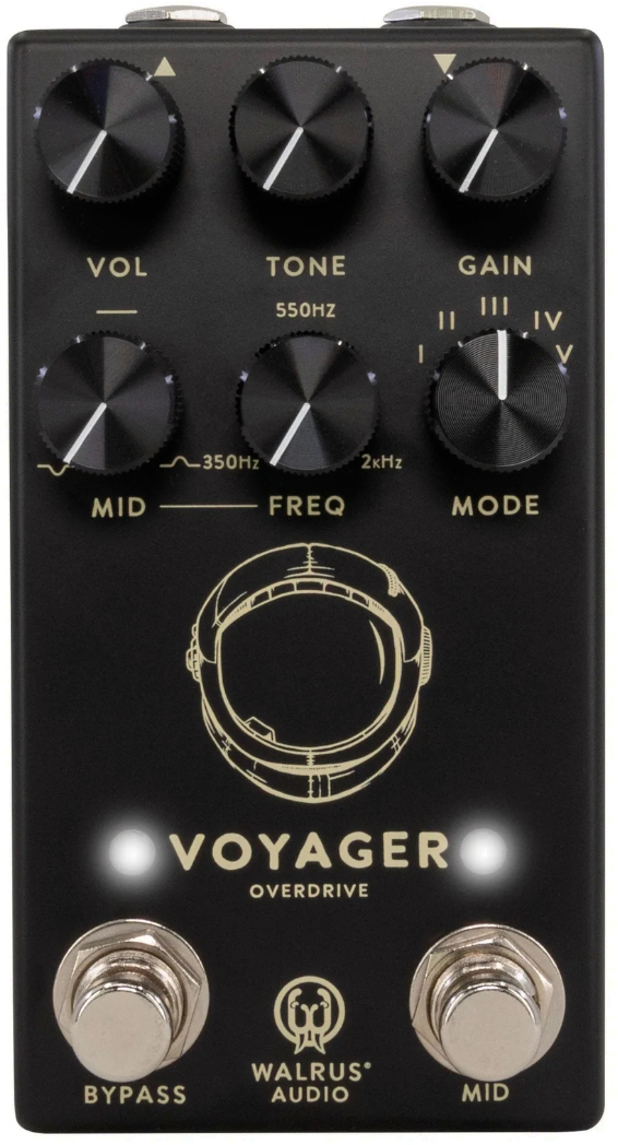 Walrus Audio Voyager Preamp/overdrive Mkii Black - Overdrive/Distortion/fuzz effectpedaal - Main picture