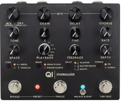 Multieffecten pedaal voor electrische gitaar Walrus audio QI Etherealizer Black