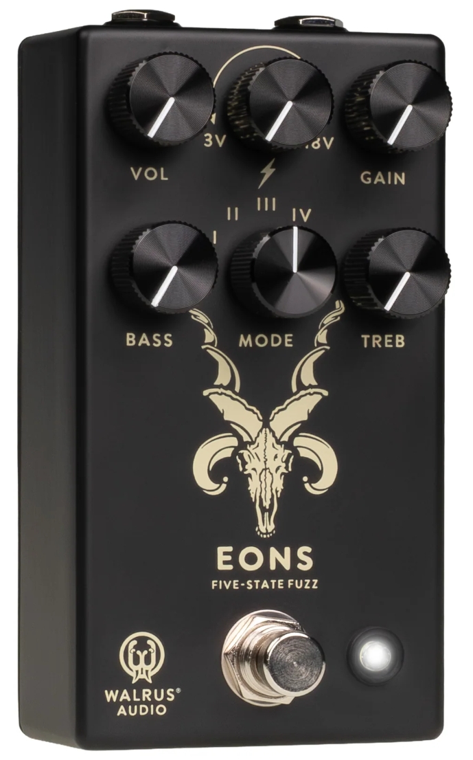Walrus Audio Eons Five State Fuzz Black - Overdrive/Distortion/fuzz effectpedaal - Variation 1