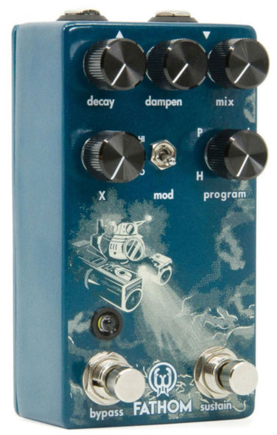 Walrus Fathom Multi-function Reverb - Reverb/delay/echo effect pedaal - Variation 1