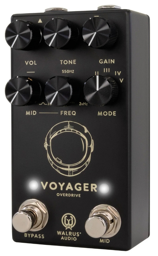 Walrus Audio Voyager Preamp/overdrive Mkii Black - Overdrive/Distortion/fuzz effectpedaal - Variation 1