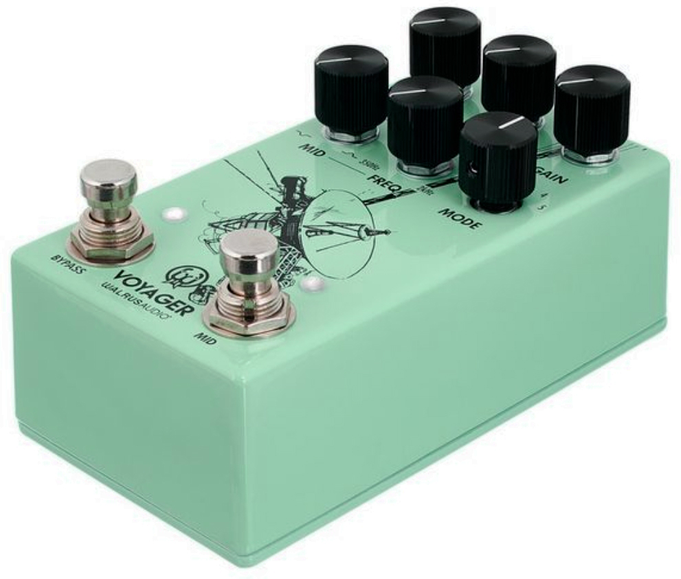 Walrus Audio Voyager Preamp/overdrive Mkii Seafoam - Overdrive/Distortion/fuzz effectpedaal - Variation 3