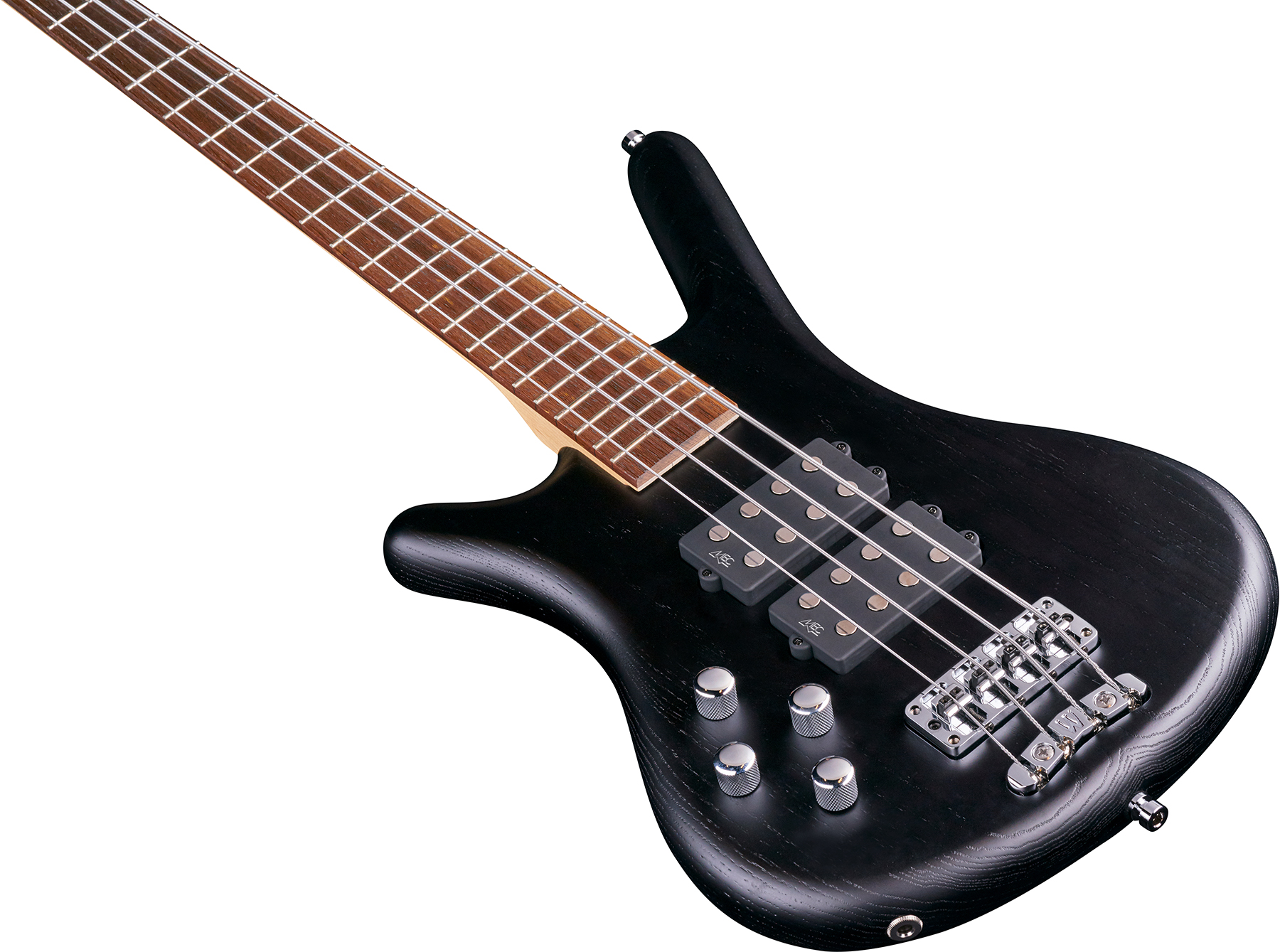 Warwick Corvette $$ 4c Lh Rockbass Gaucher Active Wen - Nirvana Black Trans. Satin - Solid body elektrische bas - Variation 2