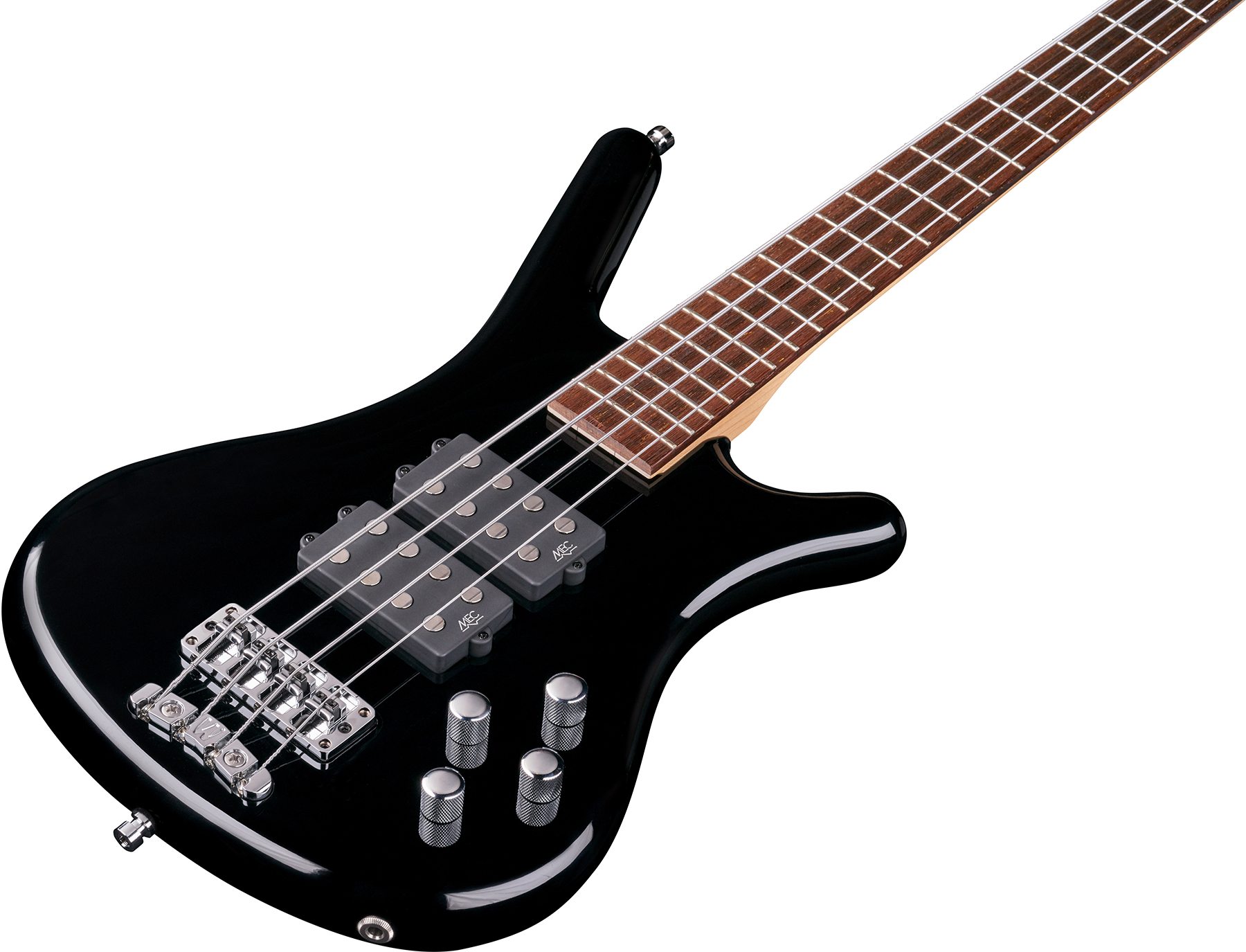 Warwick Corvette $$ 4c Rockbass Active Wen - Solid Black - Solid body elektrische bas - Variation 2