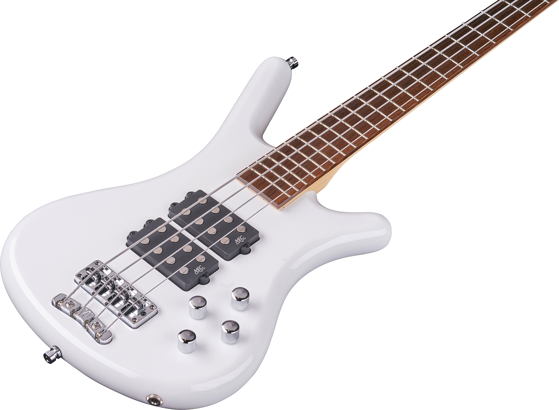 Warwick Corvette $$ 4c Rockbass Active Wen - Solid White - Solid body elektrische bas - Variation 2