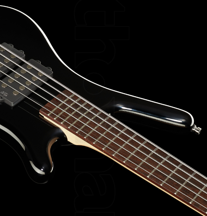 Warwick Corvette $$ 5c Rockbass Active Wen - Solid Black - Solid body elektrische bas - Variation 2