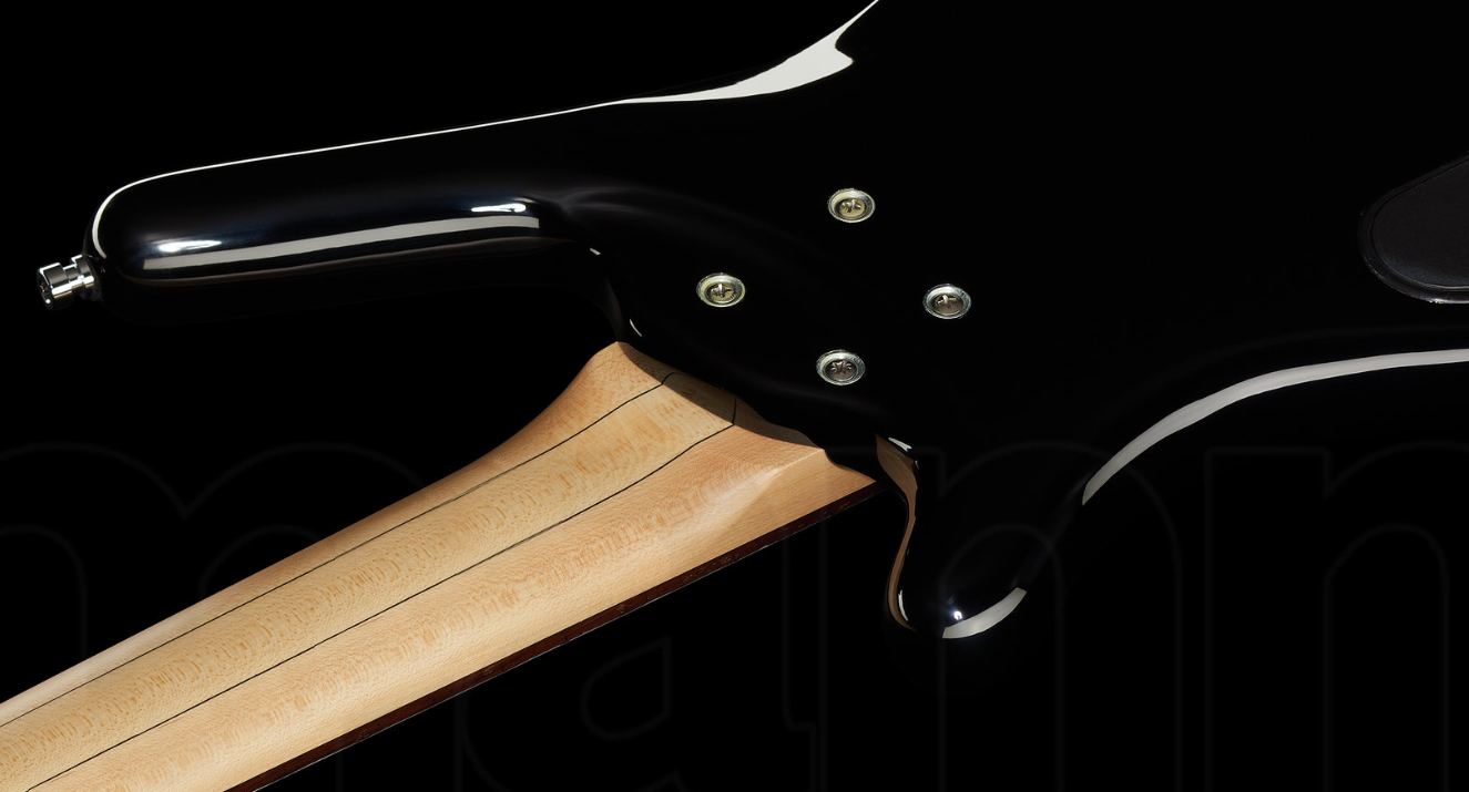 Warwick Corvette $$ 5c Rockbass Active Wen - Solid Black - Solid body elektrische bas - Variation 4