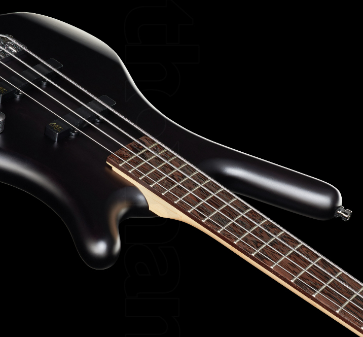 Warwick Corvette Basic 4c Lh Rockbass Gaucher Active Wen - Nirvana Black Trans. Satin - Solid body elektrische bas - Variation 4