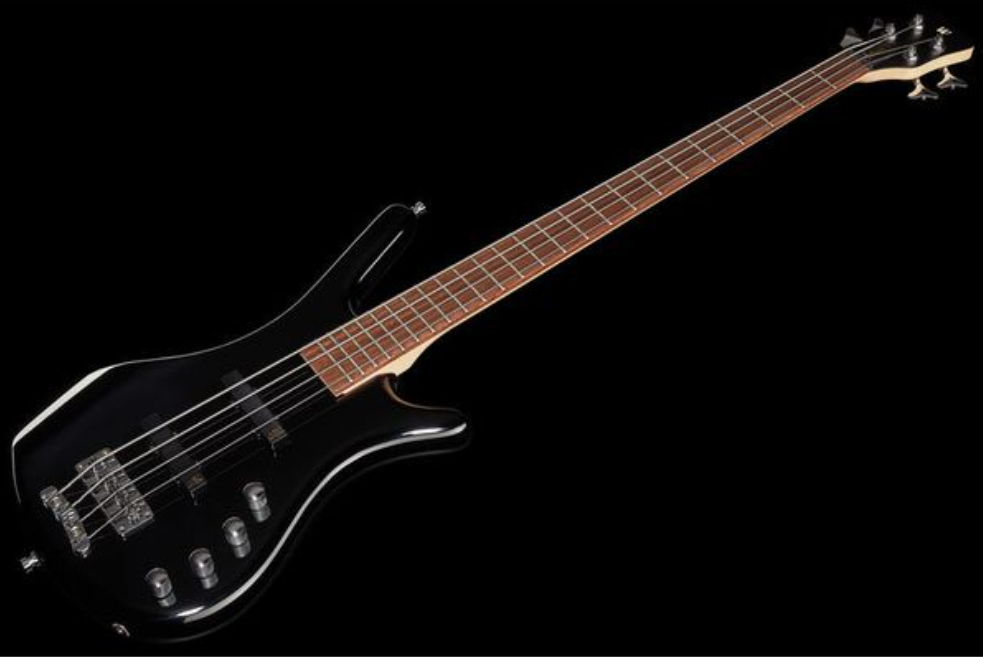 Warwick Corvette Basic 4c Rockbass Active Wen - Solid Black - Solid body elektrische bas - Variation 2