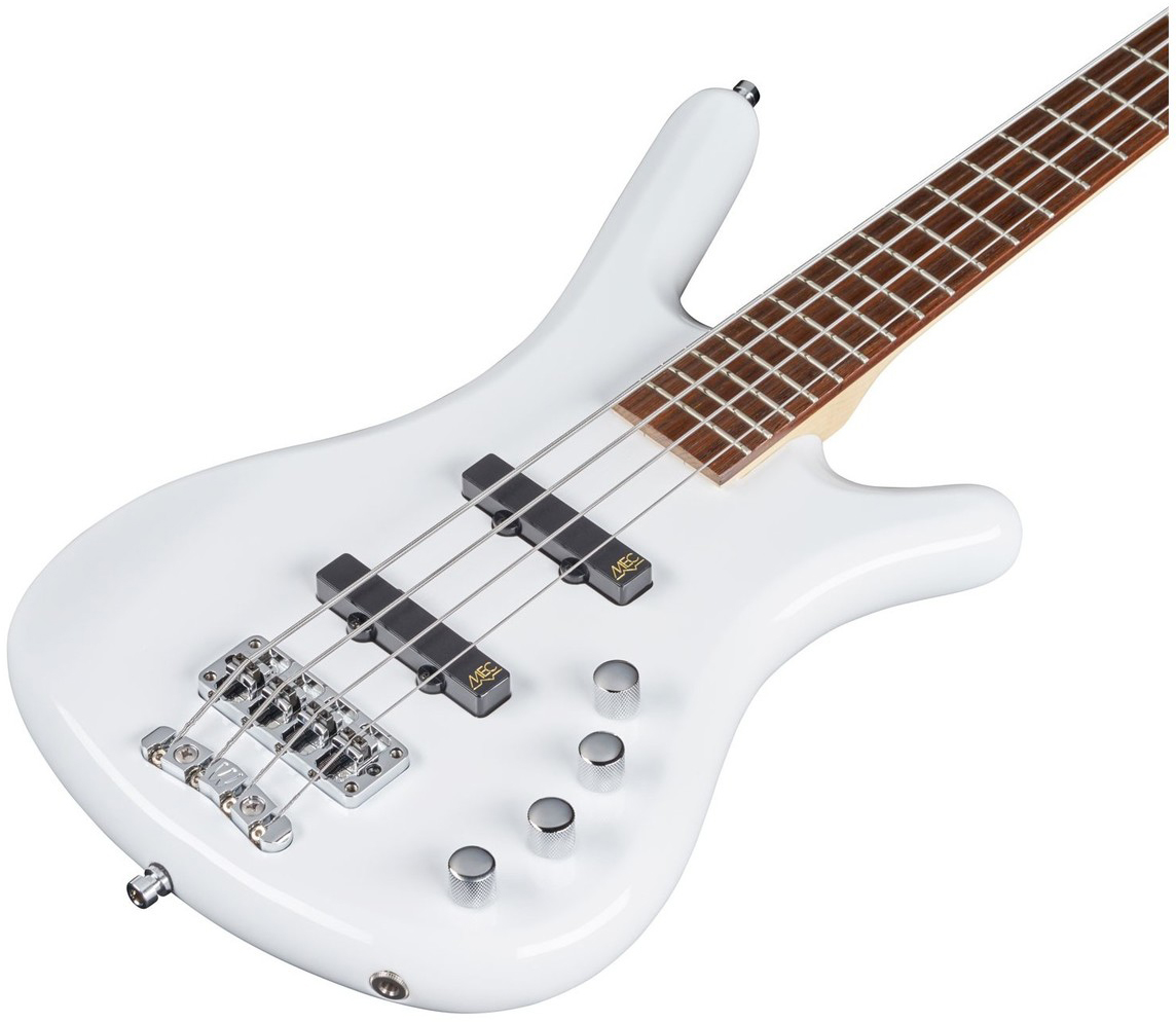 Warwick Corvette Basic 4c Rockbass Active Wen - Solid White - Solid body elektrische bas - Variation 2