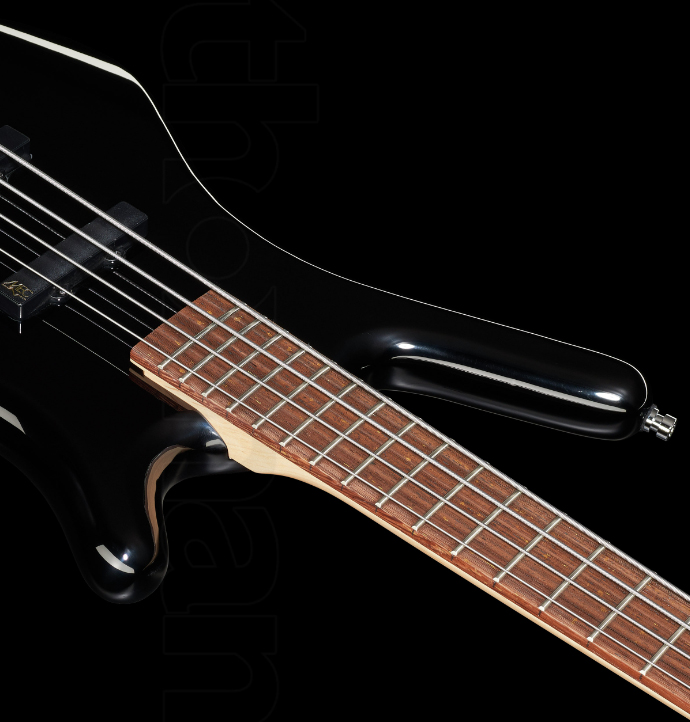 Warwick Corvette Basic 4c Rockbass Active Wen - Solid Black - Solid body elektrische bas - Variation 3