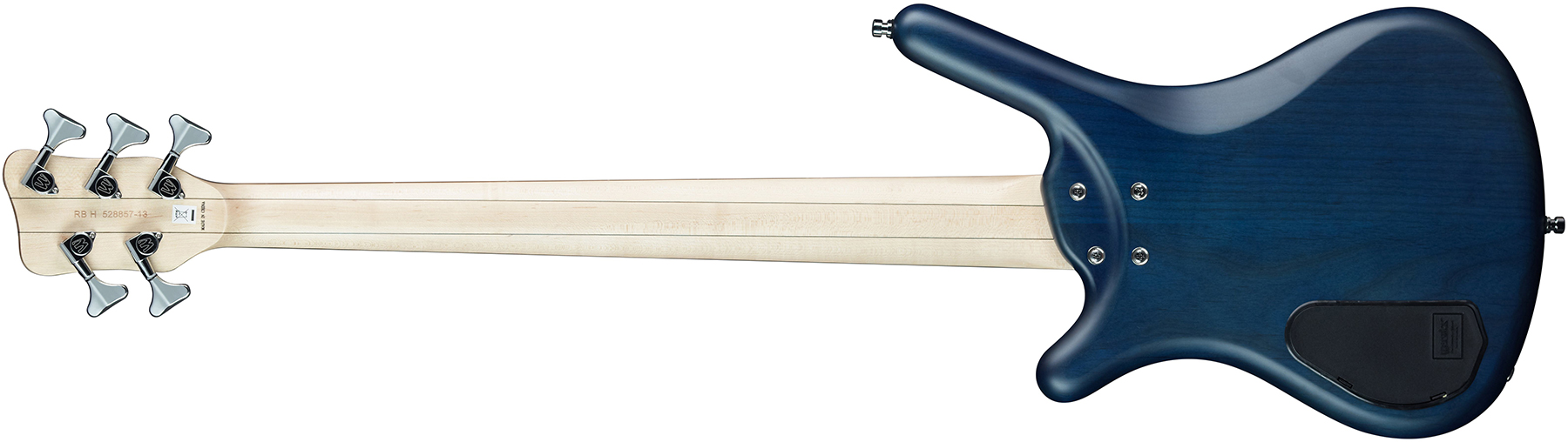 Warwick Corvette Basic 5c Rockbass Active Wen - Ocean Blue Trans. Satin - Solid body elektrische bas - Variation 1
