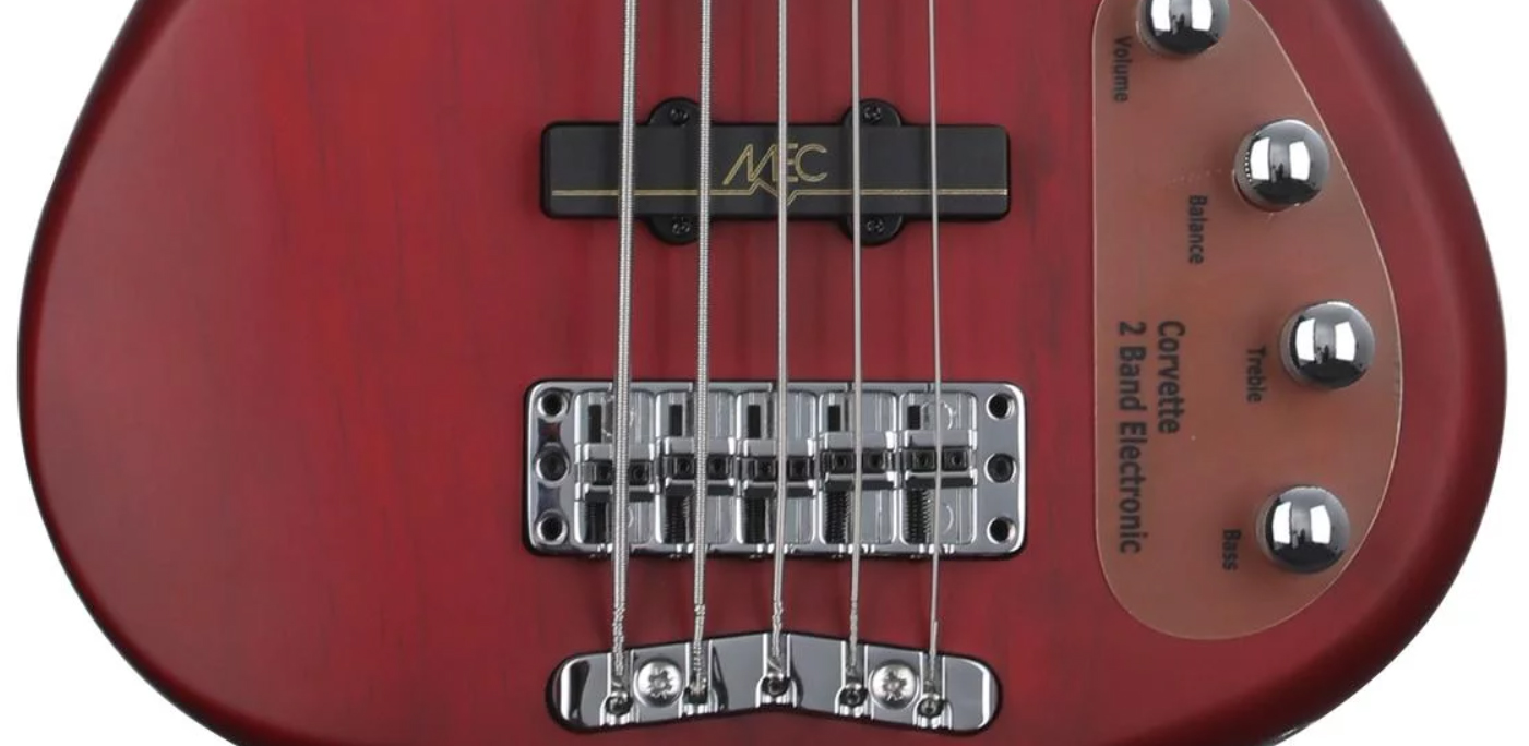 Warwick Corvette Basic 5c Rockbass Active Wen - Burgundy Red Trans. Satin - Solid body elektrische bas - Variation 4