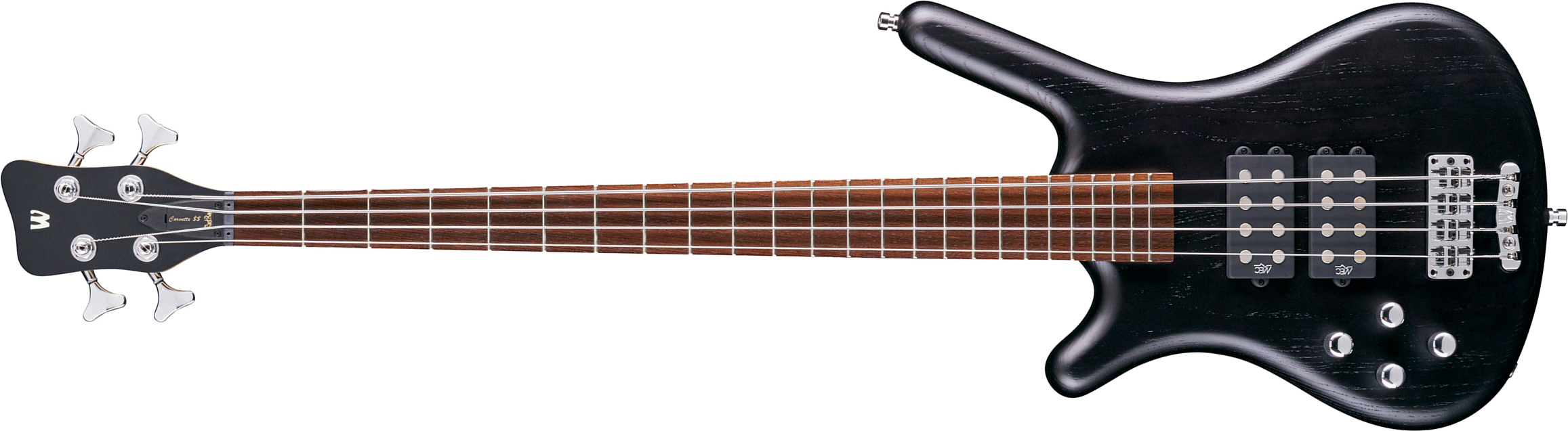 Warwick Corvette $$ 4c Lh Rockbass Gaucher Active Wen - Nirvana Black Trans. Satin - Solid body elektrische bas - Main picture