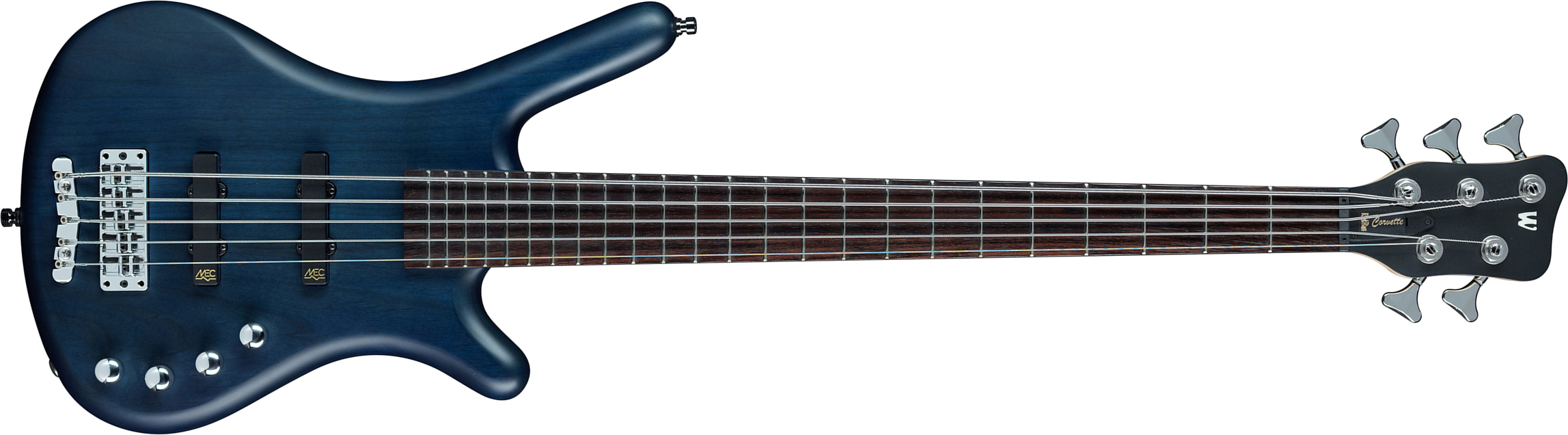 Warwick Corvette Basic 5c Rockbass Active Wen - Ocean Blue Trans. Satin - Solid body elektrische bas - Main picture