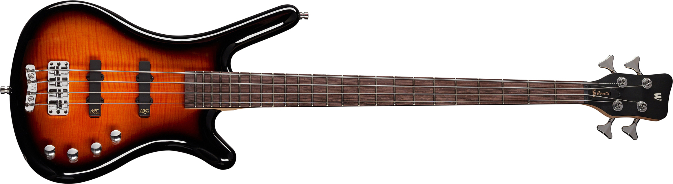 Warwick Corvette Classic 4c Rockbass Active Wen - Almond Sunburst Transparent - Solid body elektrische bas - Main picture