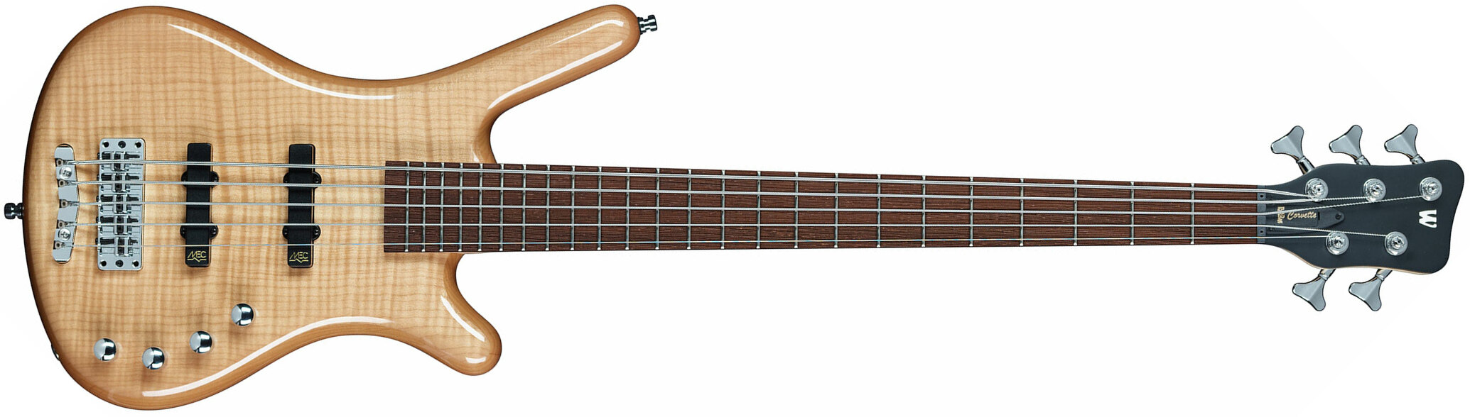 Warwick Corvette Premium 5c Rockbass Active Wen - Natural - Solid body elektrische bas - Main picture