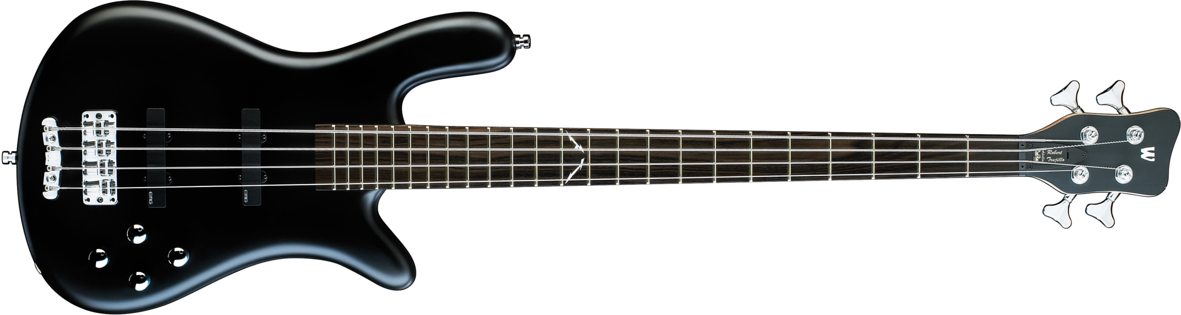 Warwick Robert Trujillo 4c Rockbass Signature Active Eb - Solid Black Satin - Solid body elektrische bas - Main picture