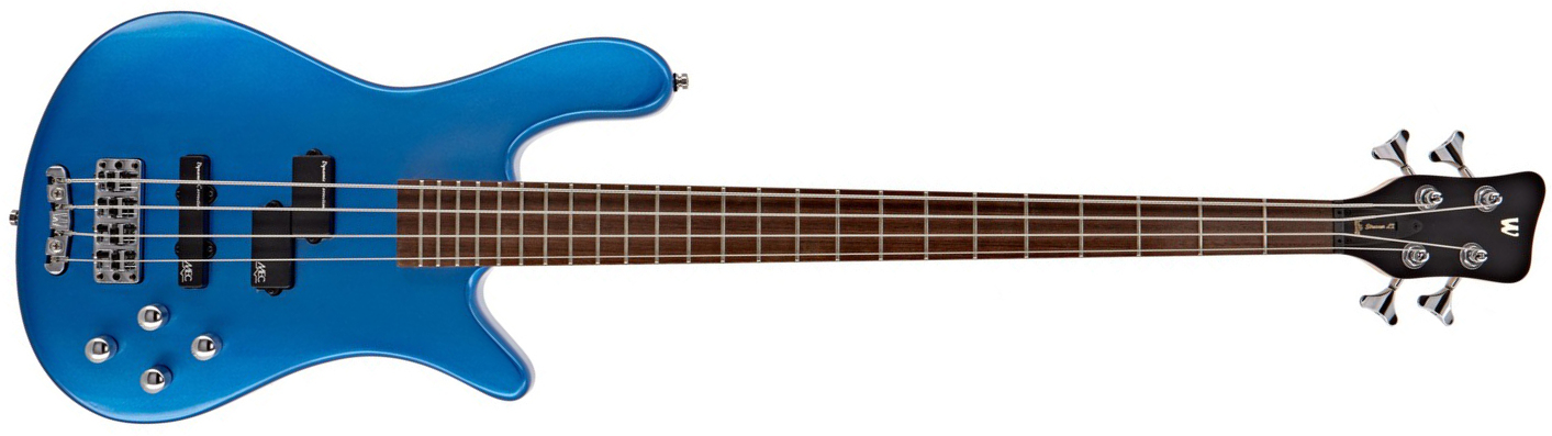 Warwick Streamer Lx4 Rockbass Active Wen - Solid Blue Metallic - Solid body elektrische bas - Main picture