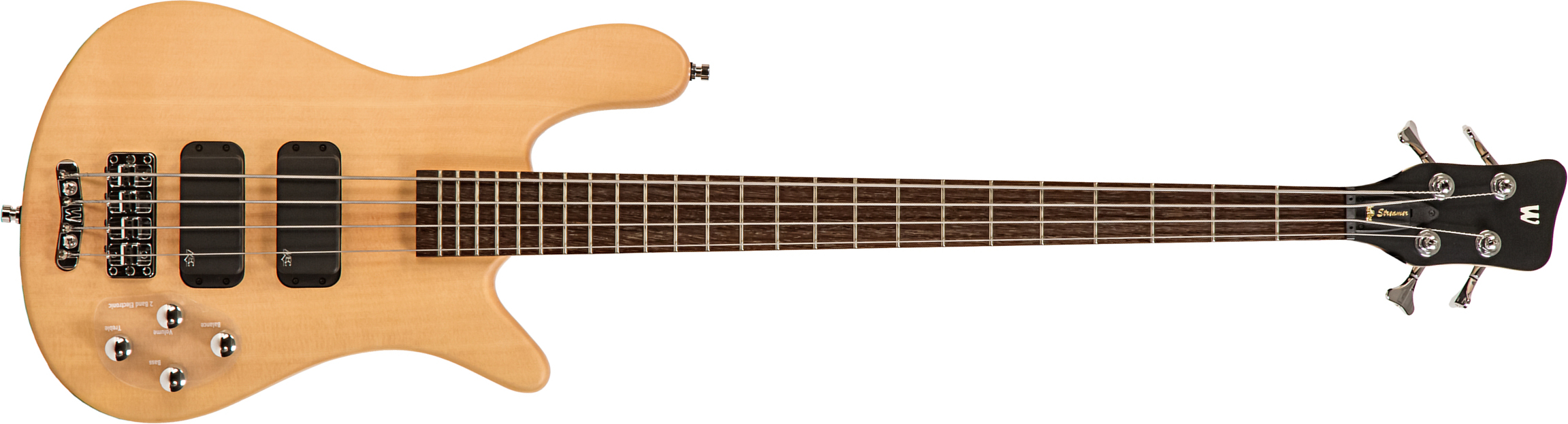 Warwick Streamer Standard Rockbass 4c Active Wen - Natural Satin - Solid body elektrische bas - Main picture