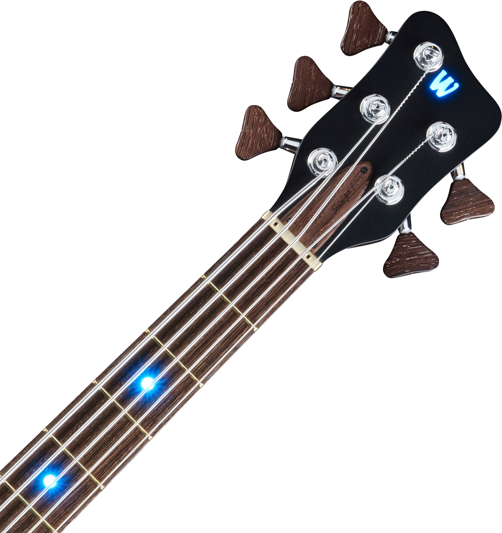 Warwick Custom Shop Streamer Stage 1 5-cordes Led - Midnight Blue - Solid body elektrische bas - Variation 2