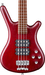 Solid body elektrische bas Warwick Rockbass Corvette $$ - Burgundy red satin