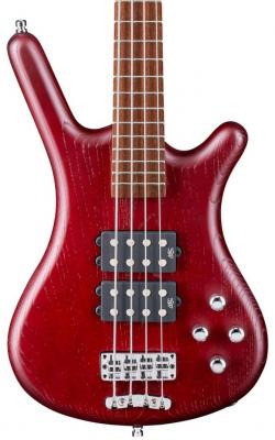 Solid body elektrische bas Warwick Rockbass Corvette $$ - Burgundy Red Satin