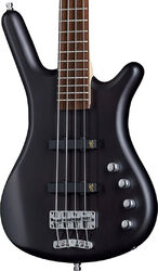 Solid body elektrische bas Warwick Rockbass Corvette Basic - Nirvana black satin