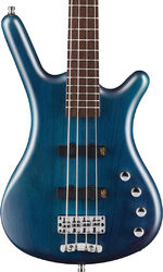 Solid body elektrische bas Warwick Rockbass Corvette Basic - Ocean blue satin