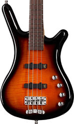 Solid body elektrische bas Warwick Rockbass Corvette Classic 4 String - Almond sunburst transparent