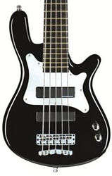 Solid body elektrische bas Warwick KPS Steve Bailey 5-String - Black